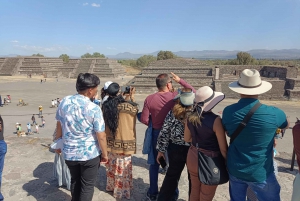 Teotihuacan Tour + Transport + Basilica + Tlatelolco + cave