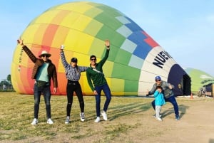 Mexico City: Balloon Flight & Breakfast in Cave with Pickup