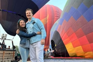 Teotihuacan vuelo en globo+servicio de recogida de CDMX+desayuno