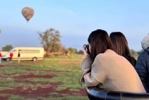 Teotihuacan vuelo en globo+servicio de recogida de CDMX+desayuno