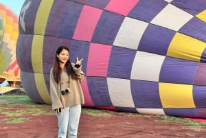 Teotihuacan vuelo en globo+servicio de recogida de CDMX+desayuno