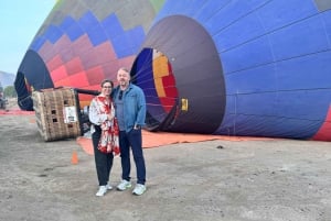 Teotihuacan vuelo en globo+servicio de recogida de CDMX+desayuno