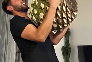 Tequila and Mezcal tasting in an educational tasting room