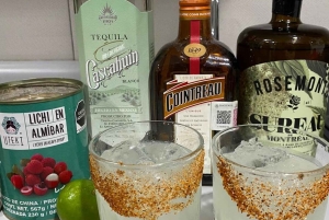 Tequila and Mezcal tasting in an educational tasting room