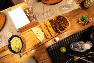 Tequila and Mezcal tasting in an educational tasting room