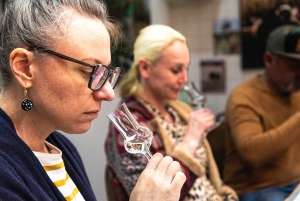 Tequila and Mezcal tasting in an educational tasting room