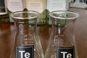 Tequila and Mezcal tasting in an educational tasting room