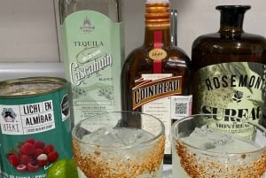 Tequila and Mezcal tasting in an educational tasting room