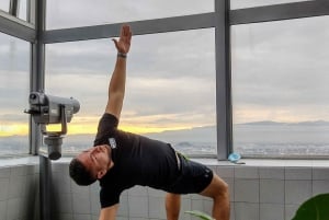 Torre Latino Ciudad de México: Clase de yoga al amanecer