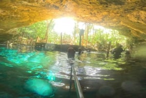 Tulum: 2 cenote dives, cenote Dos Ojos.