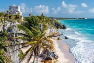 Tulum Tour: Archaeological Zone and Cenote with Lunch and Transfer Included