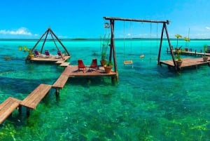 Tulum: Bacalar Lagoon Experience! Boat Ride and Cenote Azul