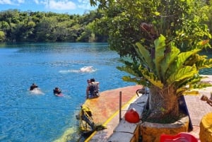 Tulum: Bacalar Lagoon Experience! Boat Ride and Cenote Azul