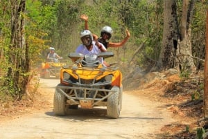 Tulum: Can-Am 450 ATV, tirolinas y cenote subterráneo