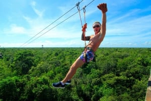 Tulum: Can-Am 450 ATV, tirolinas y cenote subterráneo