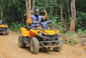 Tulum: ATV de alta gama Circuito de tirolinas con diferentes vuelos