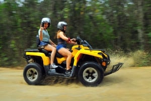 Tulum: ATV de alta gama Circuito de tirolinas con diferentes vuelos