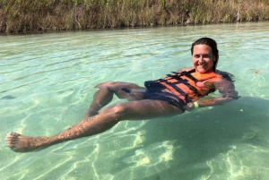 Tulum: Sian Ka'an Lagoons and Cenote Escondido Tour