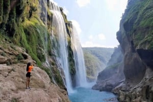 Xitila: Tamul and Water Cave in Wooden Canoe