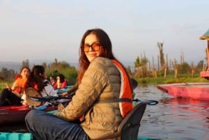 Xochimilco Kayak Tour: Marigold Fields & Day of the Dead Flavors