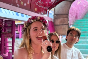 Xochimilco: Tequila tasting (unlimited) and cultural party on a boat