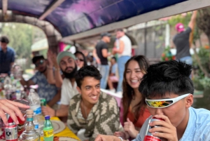 Xochimilco: Tequila tasting (unlimited) and cultural party on a boat
