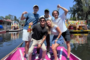 Xochimilco: Tequila tasting (unlimited) and cultural party on a boat