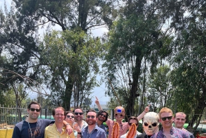 Xochimilco: Tequila tasting (unlimited) and cultural party on a boat