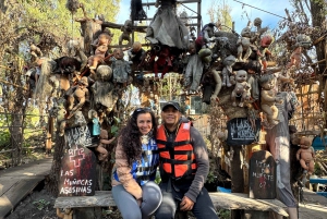 Xochimilco: The island of the dolls, games and drinks