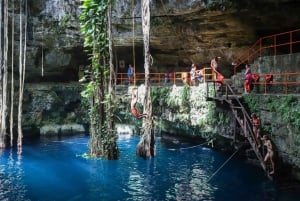 Desde Cancún: Tour en autobús por Chichén Itzá, Valladolid y los Cenotes