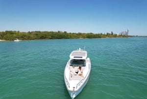 #1 Private Boat Tour and 1 Hour Free Jet Ski Rental in Miami