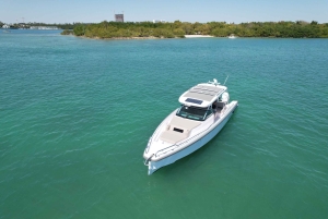 #1 Private Boat Tour and 1 Hour Free Jet Ski Rental in Miami