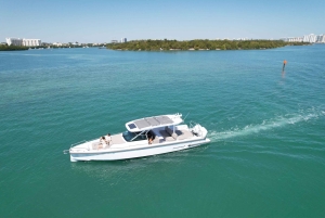 #1 Private Boat Tour and 1 Hour Free Jet Ski Rental in Miami