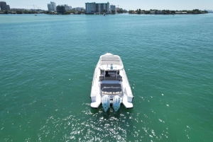 #1 Private Boat Tour and 1 Hour Free Jet Ski Rental in Miami