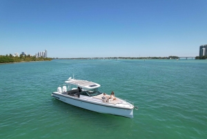 #1 Private Boat Tour and 1 Hour Free Jet Ski Rental in Miami
