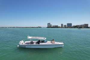 #1 Private Boat Tour and 1 Hour Free Jet Ski Rental in Miami