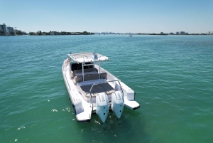 #1 Private Boat Tour and 1 Hour Free Jet Ski Rental in Miami