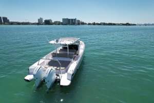 #1 Private Boat Tour and 1 Hour Free Jet Ski Rental in Miami
