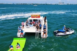 3 Hour Party Boat with Jet Ski Banana Boat & Open Bar Miami