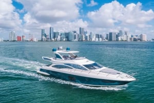 70ft Azimut available in Miami for up to 13 people.