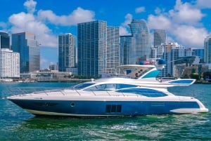 70ft Azimut available in Miami for up to 13 people.