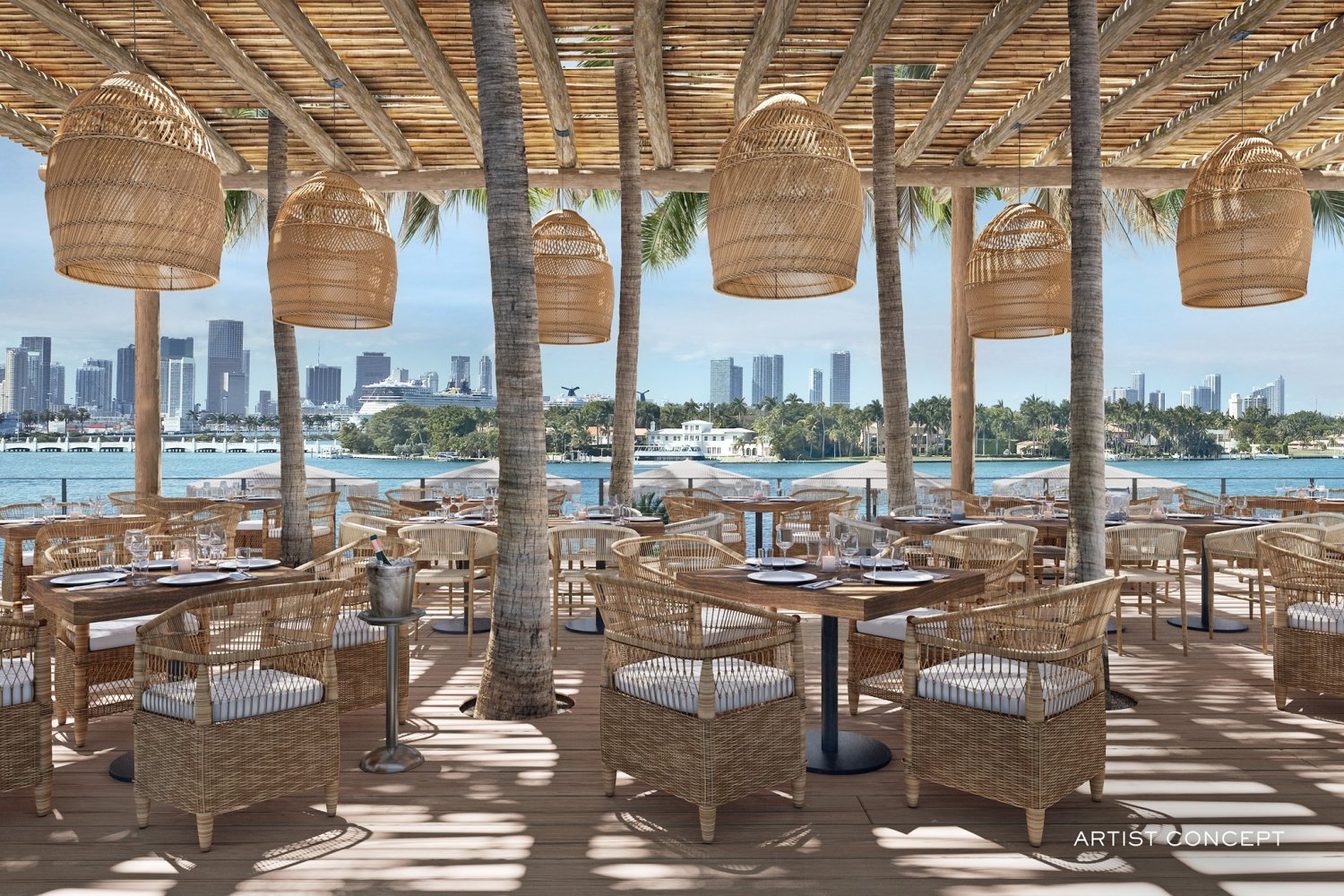 Clubes de playa de lujo en Miami