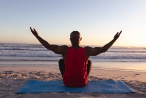 Yoga en la playa de South Beach