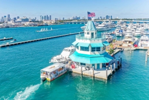 Tour en bateau dans la baie de Biscayne avec des arrêts à Miami Beach et Miami