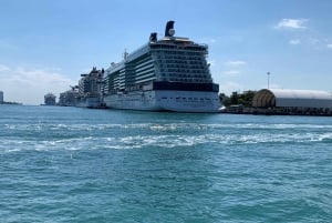 Passeio de barco pela Baía de Biscayne com paradas em Miami Beach e Miami