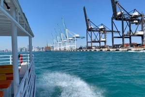 Passeio de barco pela Baía de Biscayne com paradas em Miami Beach e Miami