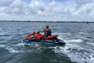 Aluguer de Jet Ski em Biscayne Bay e passeio de barco gratuito