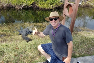 Passeio de aerobarco e caminhada guiada em Everglades