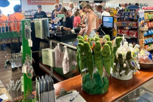 Everglades: auf flachem Motorboot mit Transport