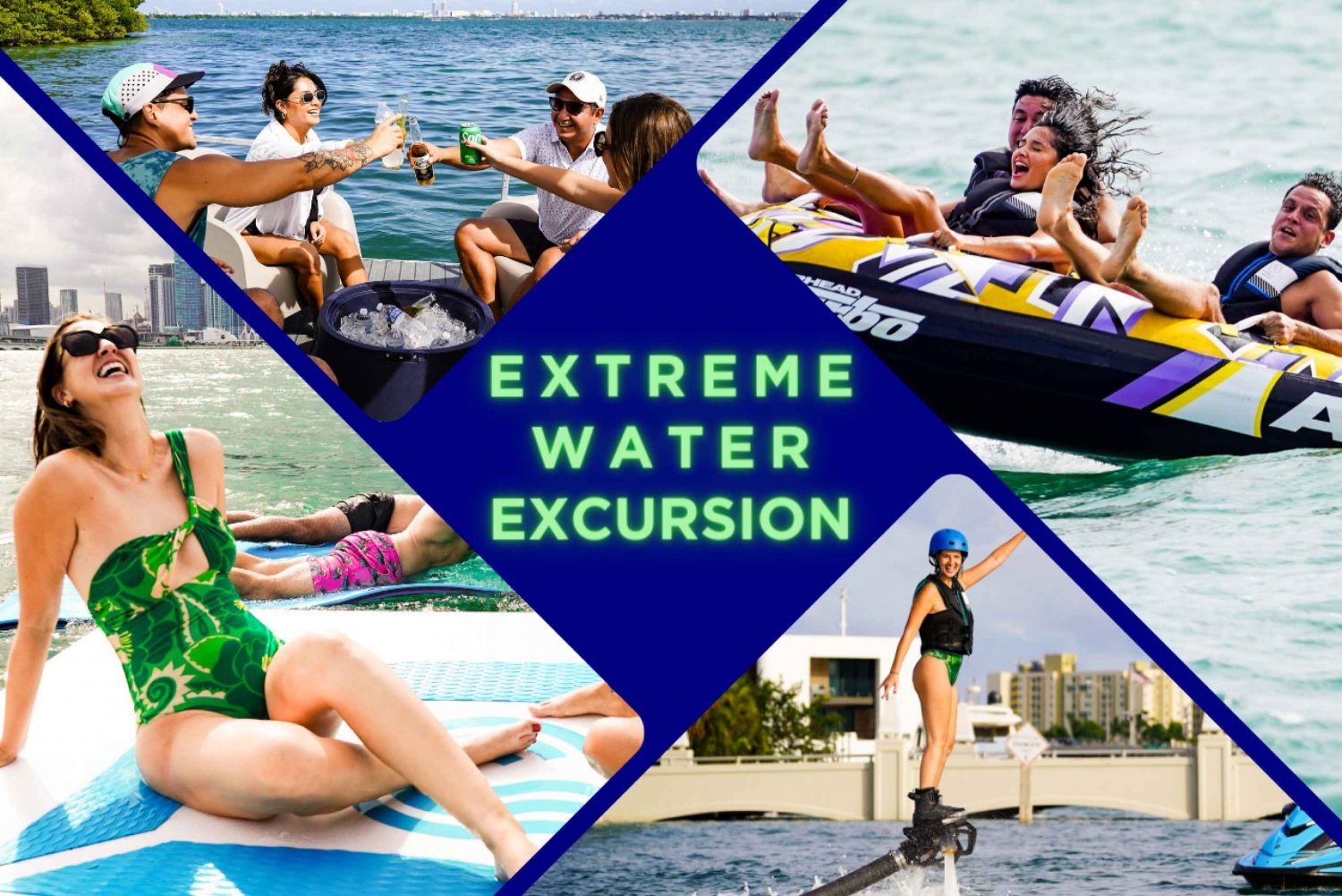 Aqua Excursion - Flyboard + Tubing + Rejs wycieczkowy łodzią